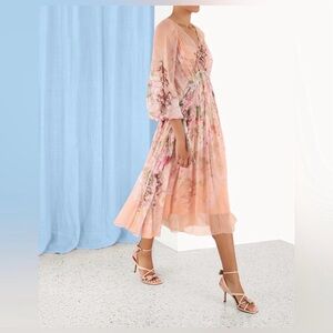 Zimmermann Dancer Drawn Midi Dress